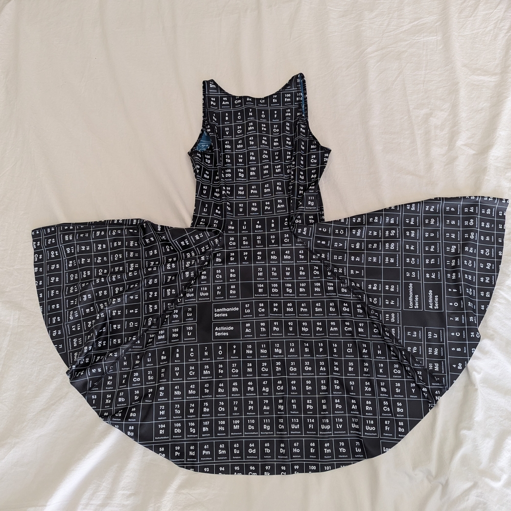 Blackmilk Periodic Table Vs Mathematical Equations Inside Out Dress - Picture 2 of 4